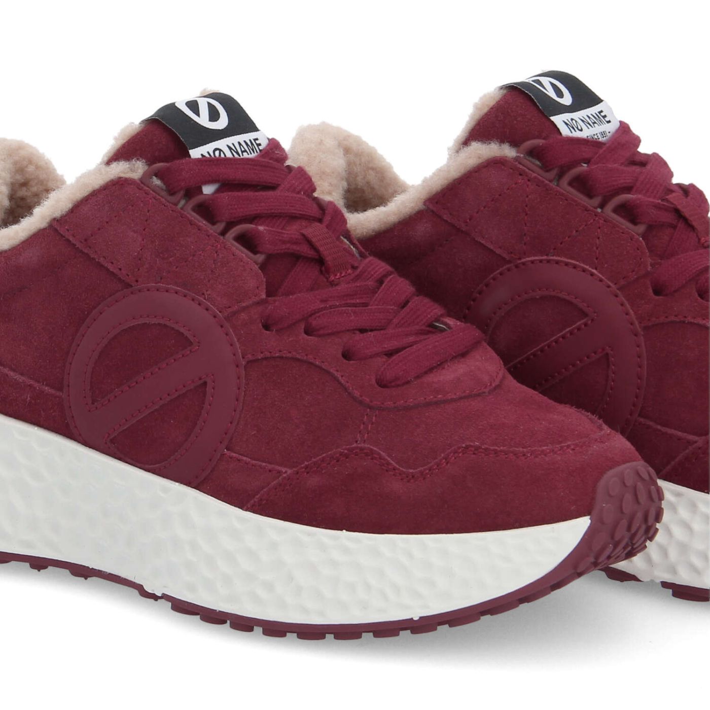 CARTER JOGGER W - SUEDE/COCOON - CHERRY